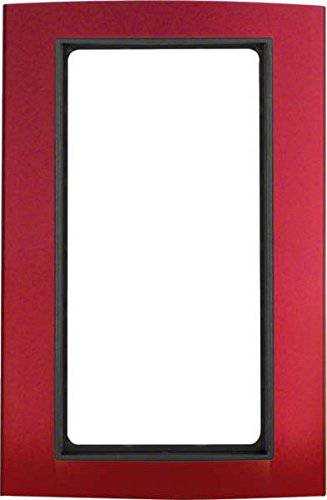 Berker 13093012 Rahmen mit großem Ausschnitt B.3 Alu, rot/anthrazit Mesch Shop Berker 13093012 Rahmen mit großem Ausschnitt B.3 Alu, rot/anthrazit Mesch Shop